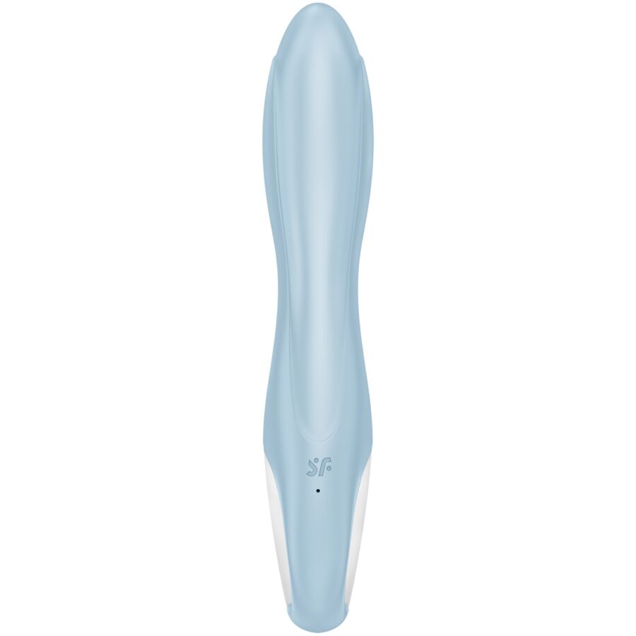 SATISFYER - AIR PUMP BUNNY 1 OPBLAASBARE KONIJN VIBRATOR BLAUW
