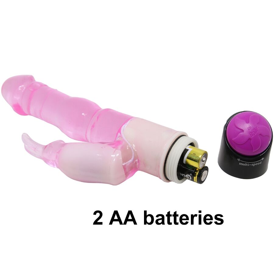BAILE - WAVES OF PLEASURE FANTASY VIBRATOR MET RABBIT 23 CM