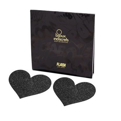 BIJOUX - INDISCRETS FLASH BLACK HEART TEPELSLUITINGEN