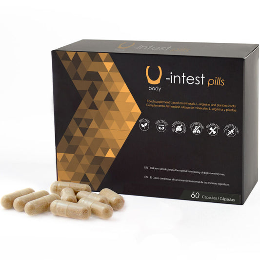 500 COSMETICA -U-INTEST CAPSULES TER VOORKOMING VAN AAMBEIEN - 60 CAPSULES