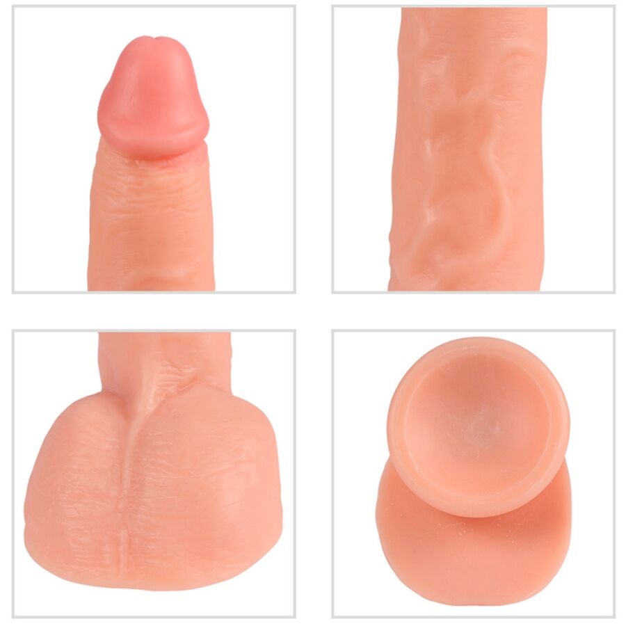 SHEQU - BEAST TRILLENDE DILDO MET AFSTANDSBEDIENING 24,5 CM