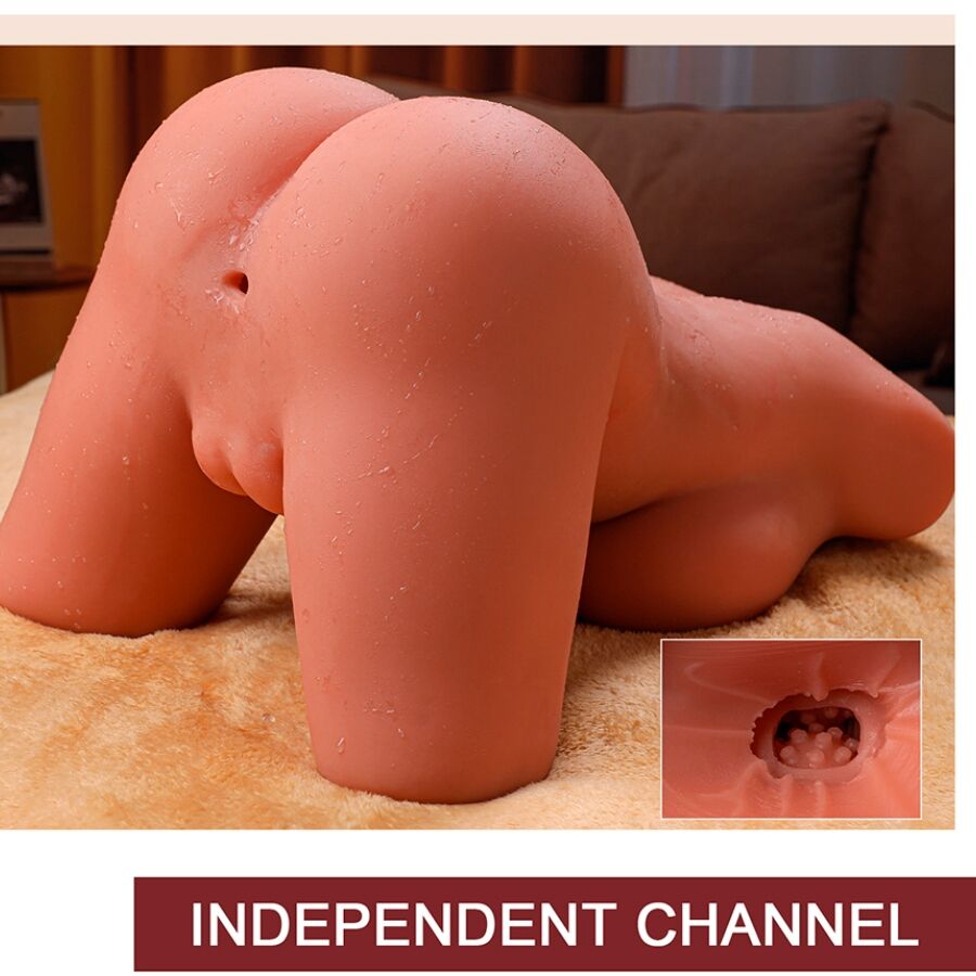 XISE - MIAH LADY BOY TORSO MET DILDO MET TRILLING EN STOTEN 55 CM
