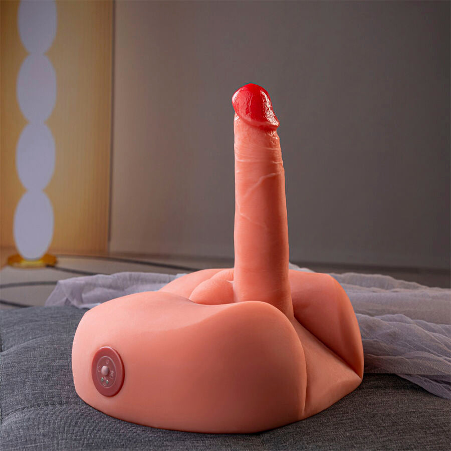 XISE - HONEY REALISTISCHE DILDO MASTEURBEERDER MET TRILLING 25 CM