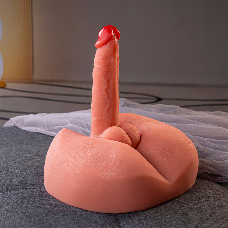 XISE - HONEY REALISTISCHE DILDO MASTEURBEERDER MET TRILLING 25 CM