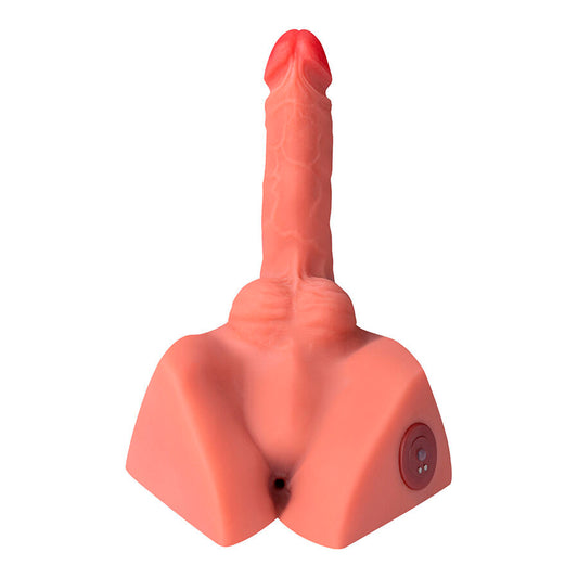 XISE - MICHAEL REALISTISCHE DILDO EN ANUS MASTURBATOR MET STOTEN 15 CM