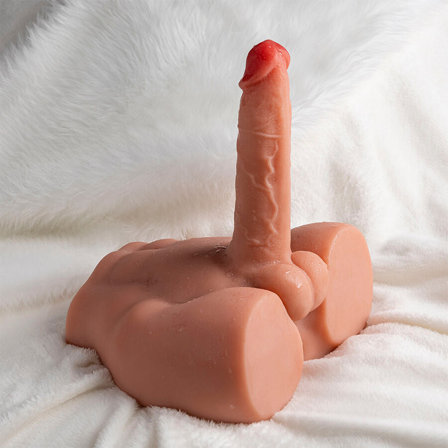 XISE - PEEL DILDO AARS REALISTISCHE DILDO MASTURBATOR VOORWAARTSE POSITIE MET STOTEN 17,5 CM