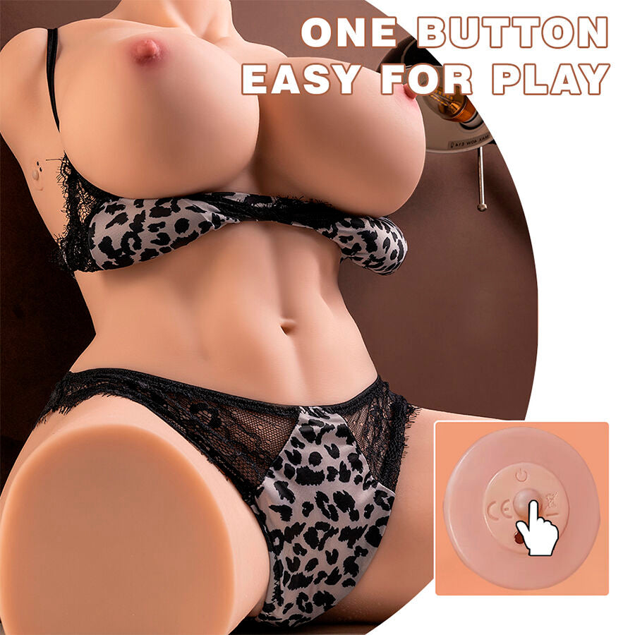 XISE - MURIEL VROUW REALISTISCHE TORSO MET STUWENDE BEWEGING 55 CM