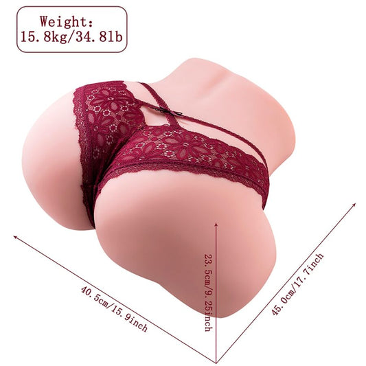 XISE - MARISA MULTIPOSITIE REALISTISCHE VAGINA MASTURBATOR MET STOOTFUNCTIE