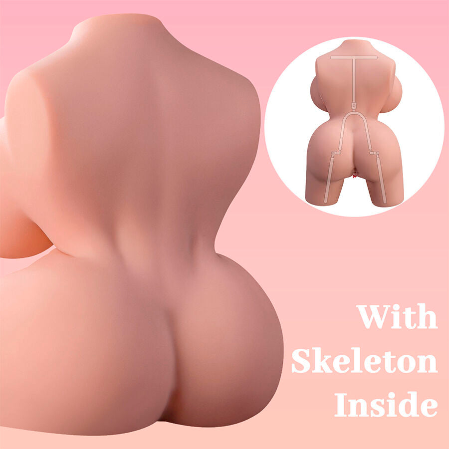 XISE - FRIEDA REALISTISCHE VROUWELIJKE TORSO MET TRILLING 36 CM