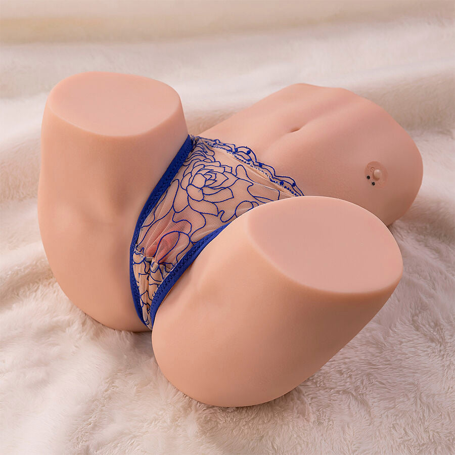 XISE - MAYA ZUIGENDE REALISTISCHE VAGINA EN ANUS MASTURBATOR MET TRILLING EN ZUIGKRACHT 4.5 KG