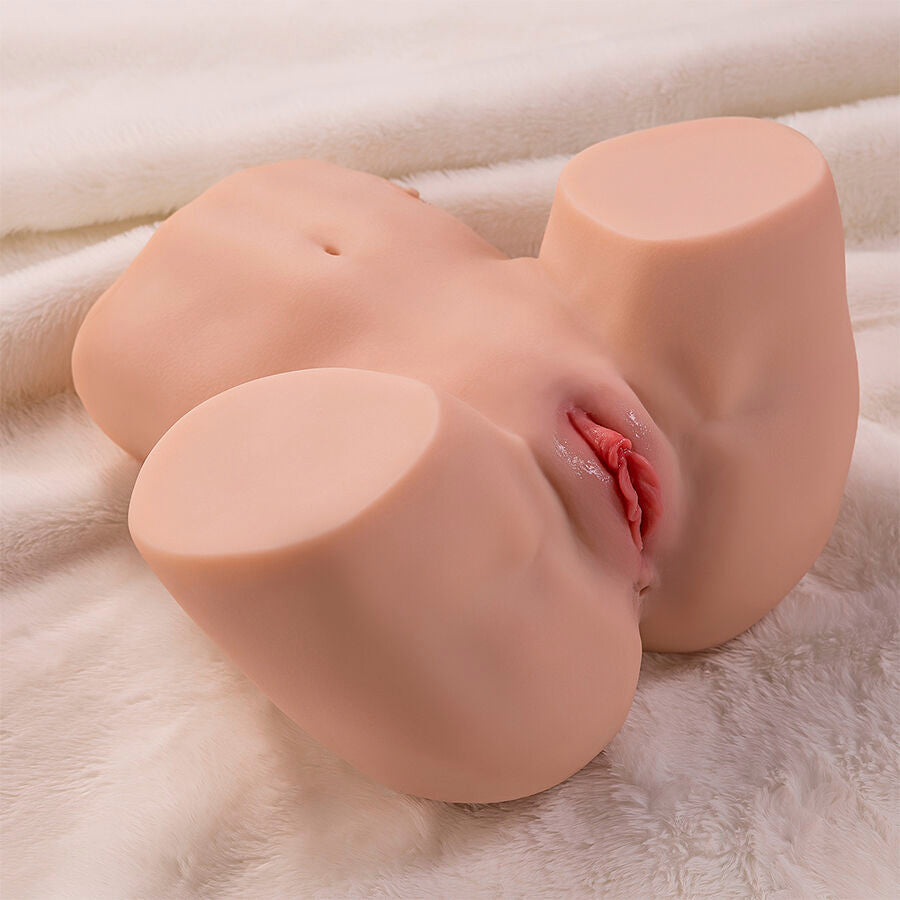 XISE - MAYA ZUIGENDE REALISTISCHE VAGINA EN ANUS MASTURBATOR MET TRILLING EN ZUIGKRACHT 4.5 KG