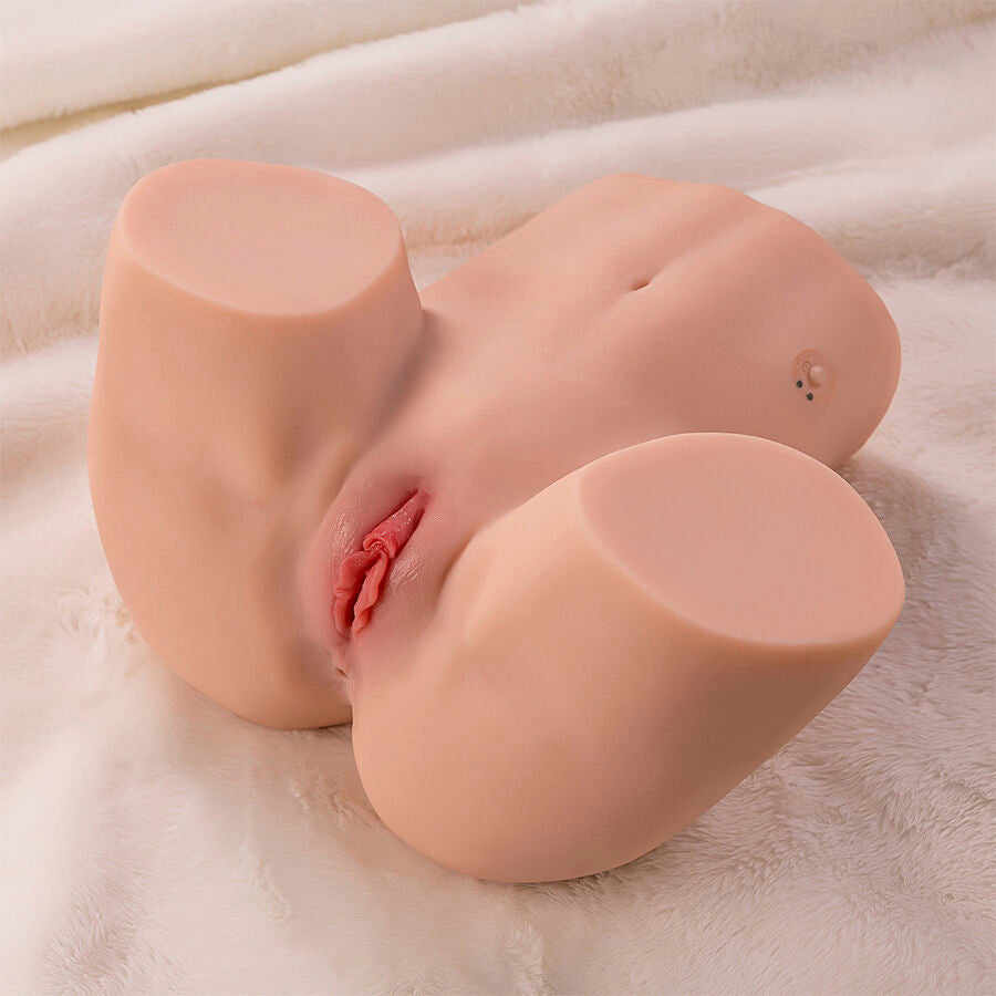 XISE - MAYA ZUIGENDE REALISTISCHE VAGINA EN ANUS MASTURBATOR MET TRILLING EN ZUIGKRACHT 4.5 KG