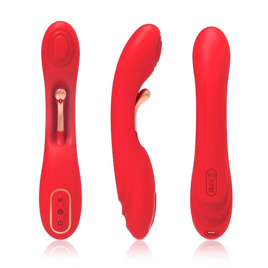 ARMONY - VIBRATOR MET OSCILLERENDE TONG ROOD
