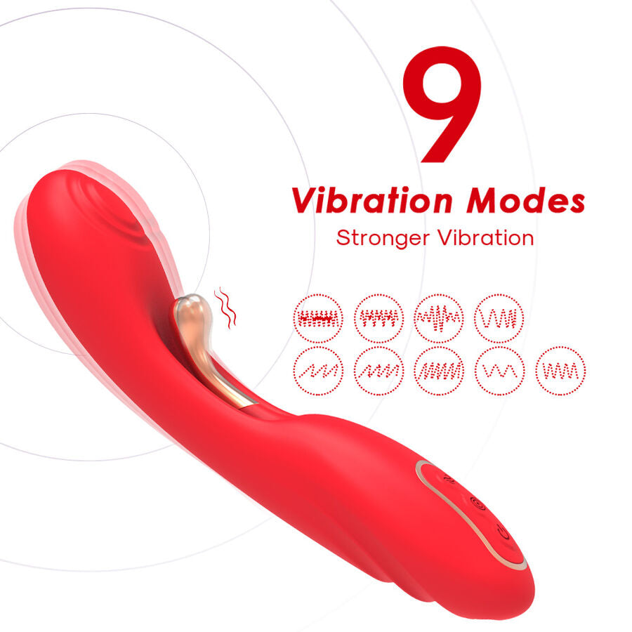 ARMONY - VIBRATOR MET OSCILLERENDE TONG ROOD