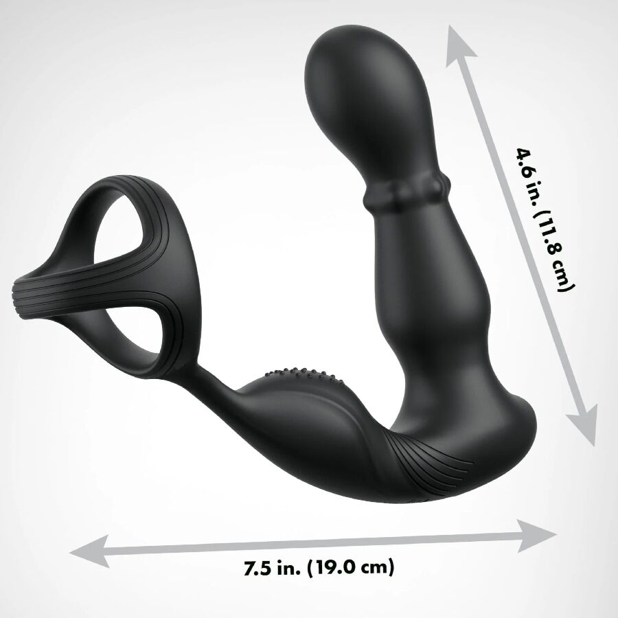 ANAL FANTASY ELITE COLLECTIE - TRILLERIGE ANAALRING EN MASSAGER MET AFSTANDSBEDIENING