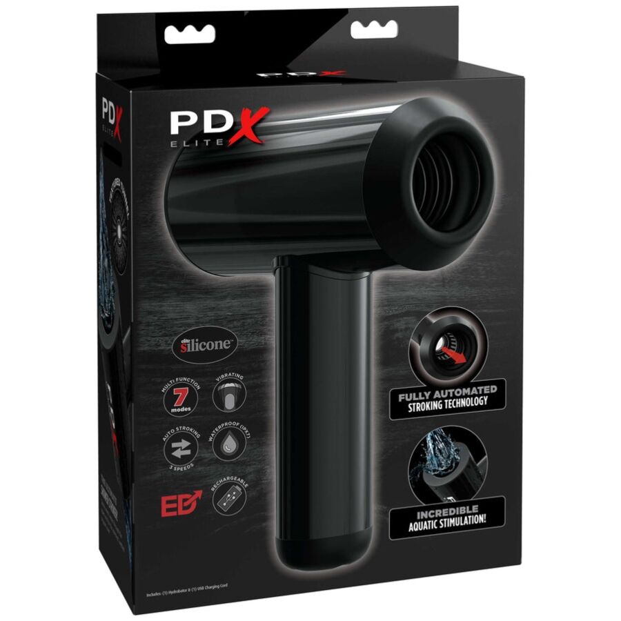PDX ELITE - DUBBELE AQUATISCHE AUTOMATISCHE MASTURBATOR