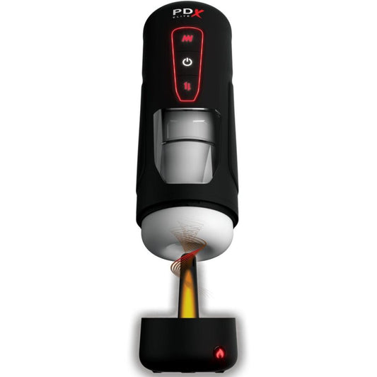 PDX ELITE - MILK ME HOTTER AUTOMATISCHE MASTURBATOR MET STOOT- EN VERWARMINGSEFFECT EN TRILLING