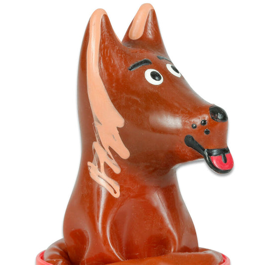 CONDOMEERIE - HANDGESCHILDERDE NIEUWIGHEID CONDOMS HOND