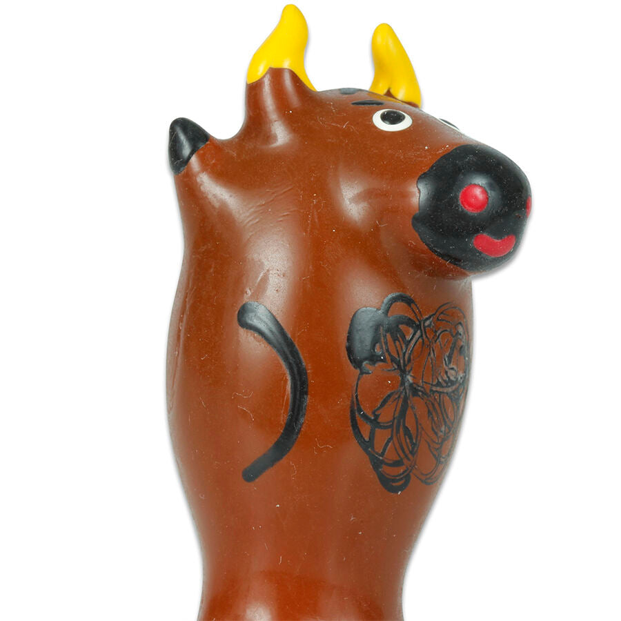CONDOMERIE - HANDGESCHILDERDE NIEUWIGHEID CONDOMS STIER MODEL 1