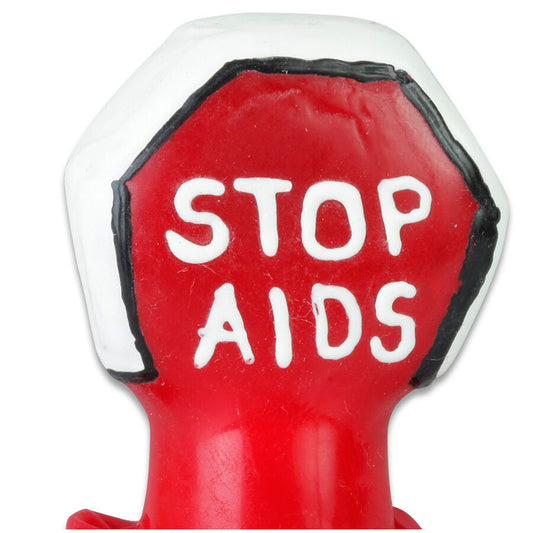 CONDOMERIE - HANDGESCHILDERDE FUN CONDOMS STOP AIDS