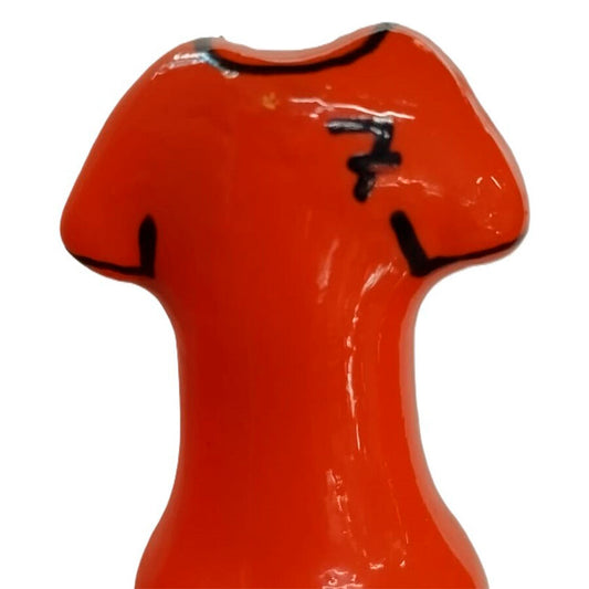 CONDOMERIE - HANDGESCHILDERDE NIEUWIGHEIDSCONDOMS ORANJE SHIRT