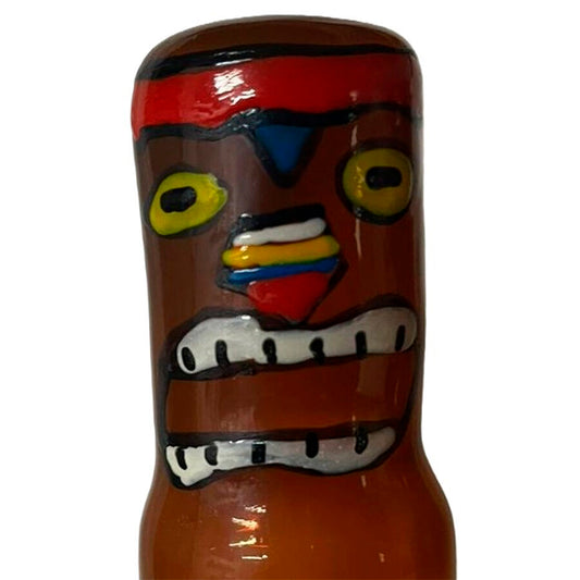 CONDOMERIE - HANDGESCHILDERDE NIEUWIGHEID CONDOMS TIKI TOTEM-HAWAII-03