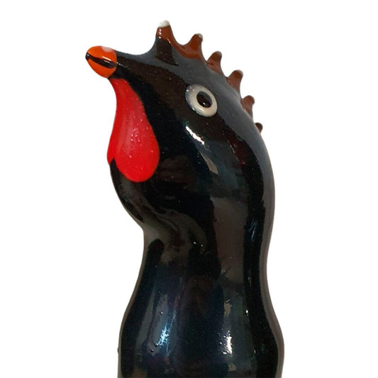 CONDOMERIE - HANDGESCHILDERDE FUN CONDOMS BLACK ROOSTER