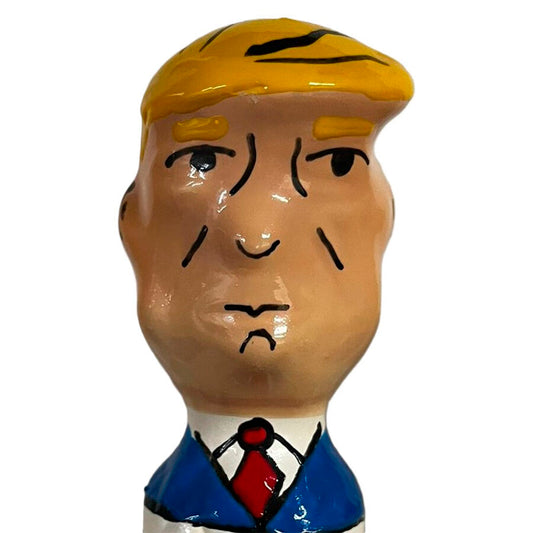 CONDOMERIE - HANDGESCHILDERDE FUN CONDOMS GRUMPY TRUMP XL