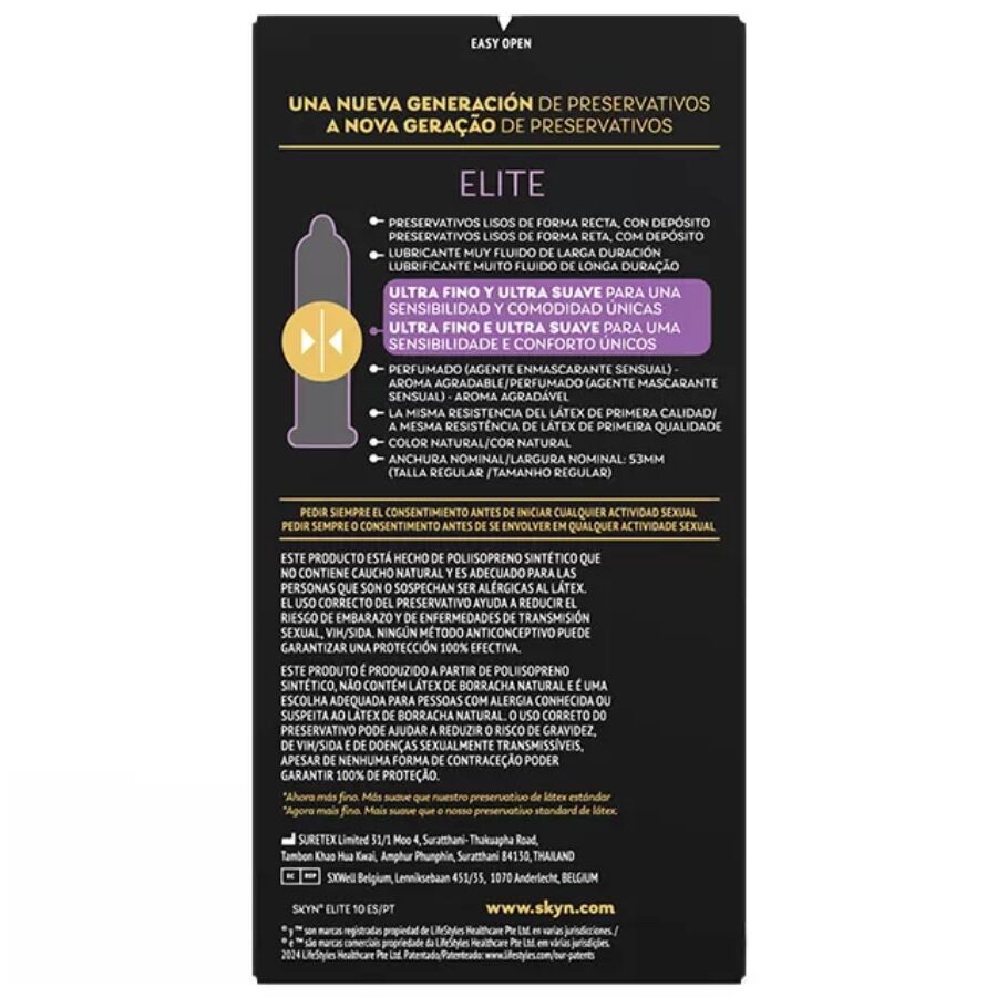 SKYN - ELITE ULTRA-DUNNE CONDOMS 10 STUKS