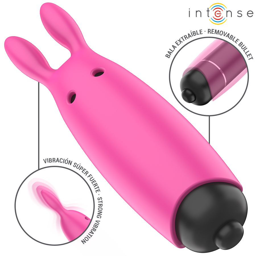 INTENSE - HOPPER ROZE TRILLENDE KOGEL 8.3 X 2.4 CM