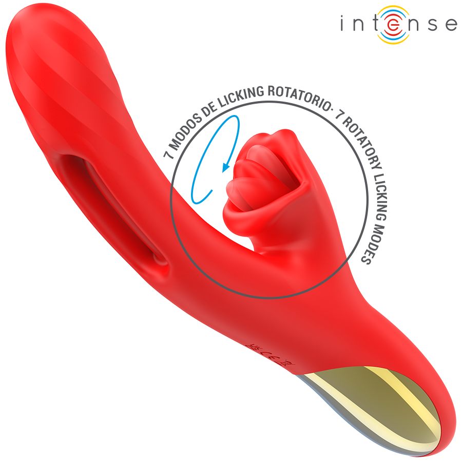 INTENSE - JESSICA MULTIFUNCTIONELE VIBRATOR KLITORISSTIMULATIE 24,8 CM ROOD
