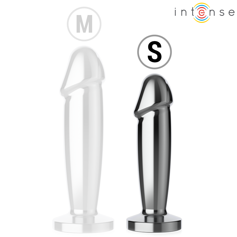 INTENS - ANAALPLUG 10 TRILLINGEN METALEN DILDO MET AFSTANDSBEDIENING S