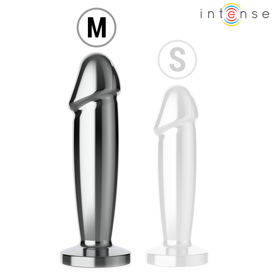INTENSE - ANAALPLUG 10 TRILLINGEN METALEN DILDO MET AFSTANDSBEDIENING M