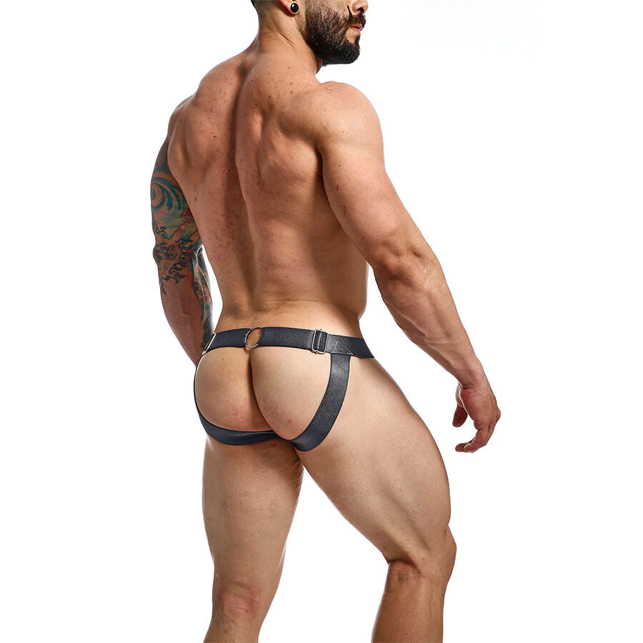 MOB - DNGEON SNAP JOCKSTRAP GRIJS ONE SIZE