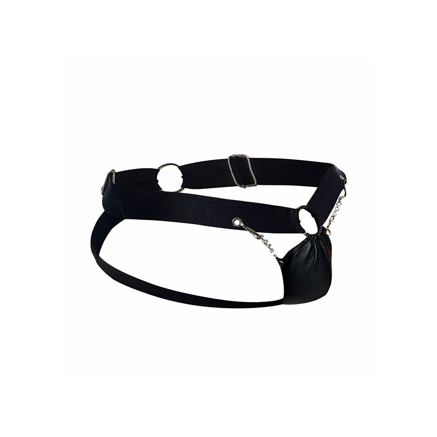 MOB - DNGEON BLACK CHAIN JOCKSTRAP EEN MAAT