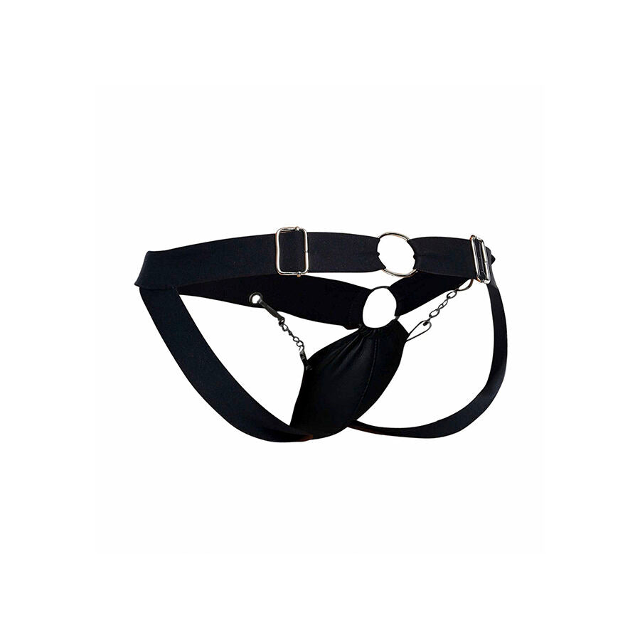 MOB - DNGEON BLACK CHAIN JOCKSTRAP EEN MAAT