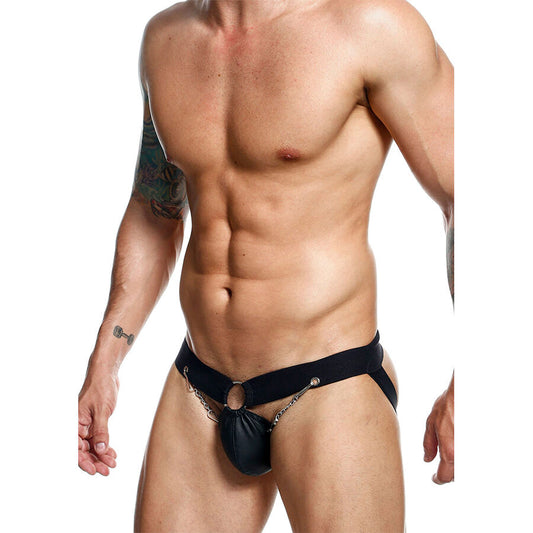MOB - DNGEON BLACK CHAIN JOCKSTRAP EEN MAAT