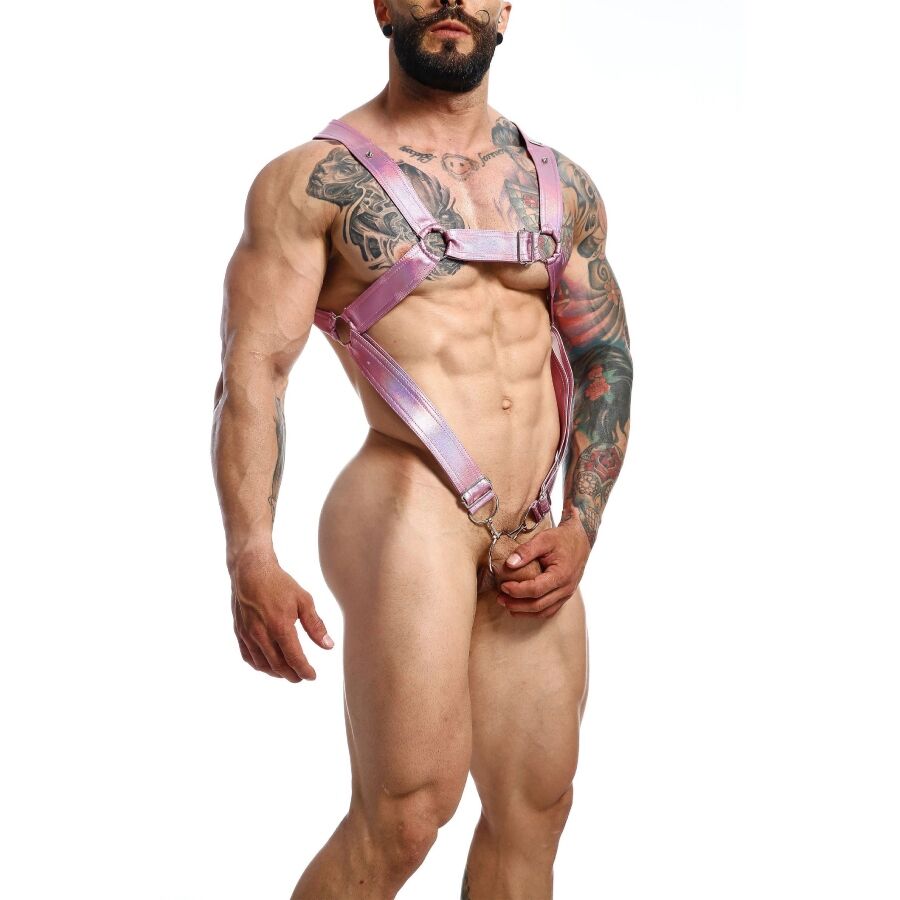 MOB - DNGEON CROSSED PENIS HARNESS ÉÉN MAAT