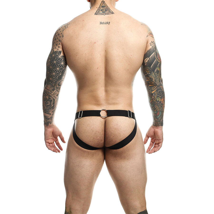 MOB - GELE DNGEON JOCKSTRAP MET KETTINGEN EEN MAAT