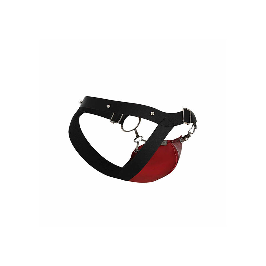 MOB - DNGEON SNAP JOCKSTRAP ROOD ÉÉN MAAT
