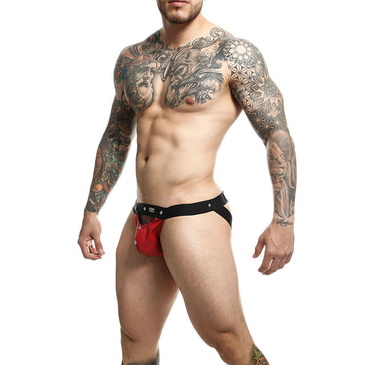 MOB - DNGEON JOCKSTRAP ATHLETE ROOD EEN MAAT