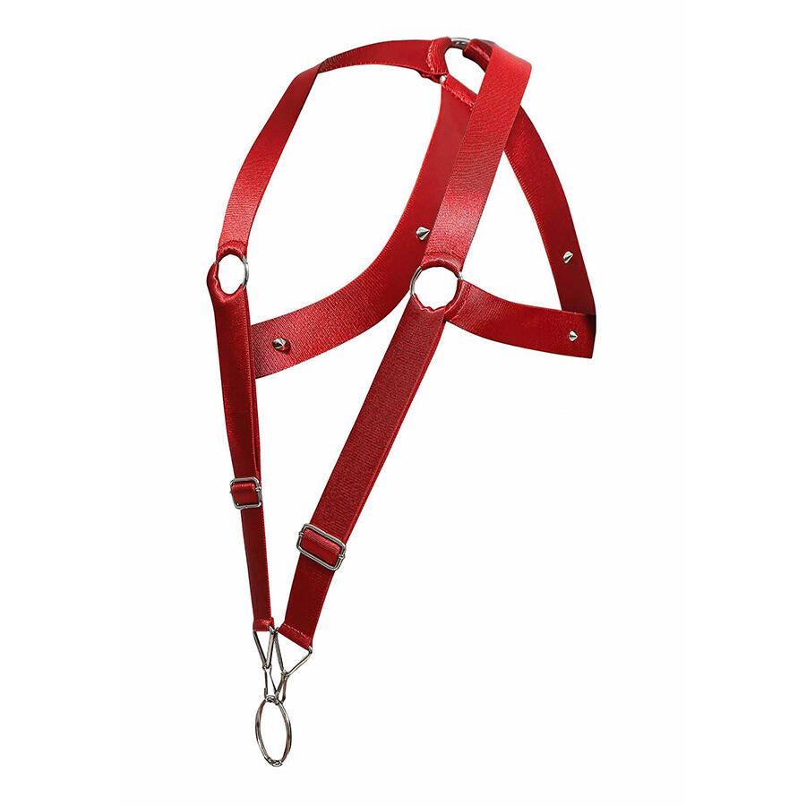 MOB - DNGEON CROSS BACK HARNESS ROOD EEN MAAT