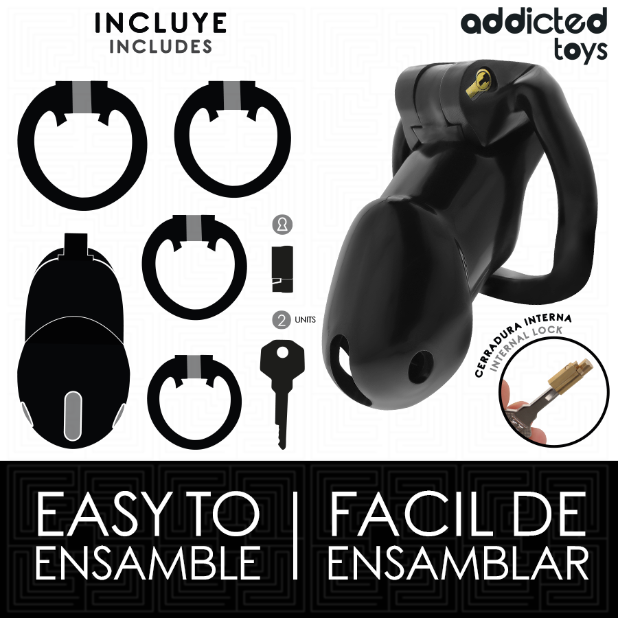 ADDICTED TOYS LOCKED - MINDNIGHT CELL KOKER KOOI MAAT L