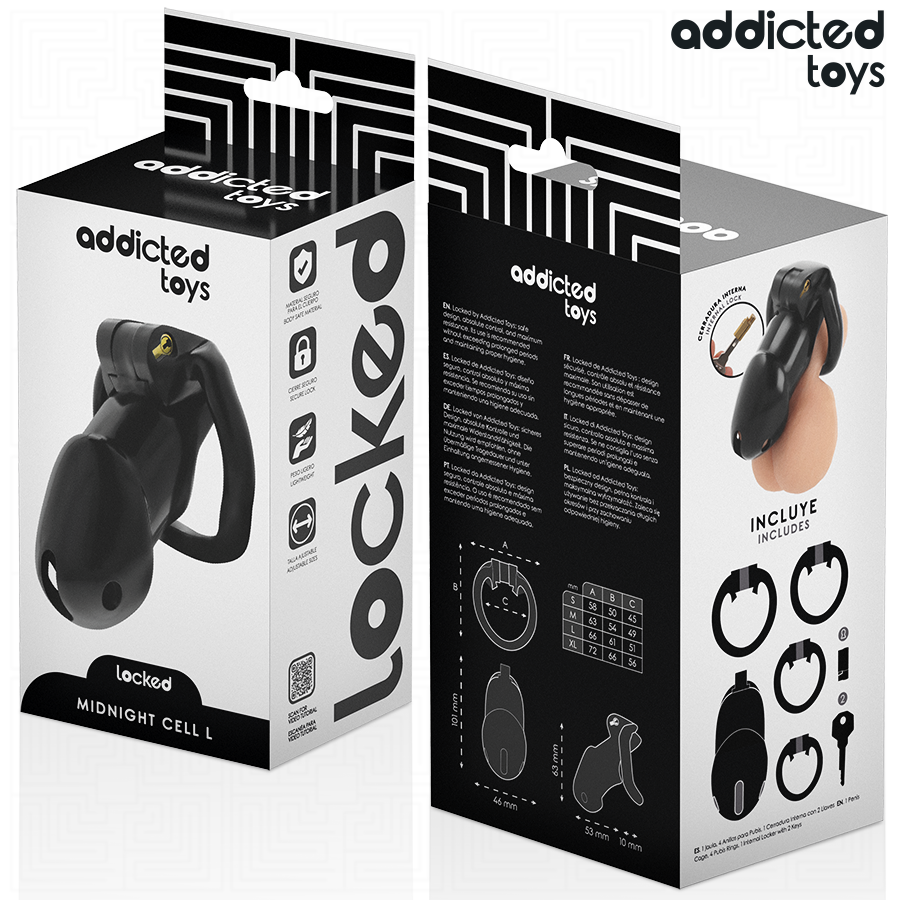 ADDICTED TOYS LOCKED - MINDNIGHT CELL KOKER KOOI MAAT L