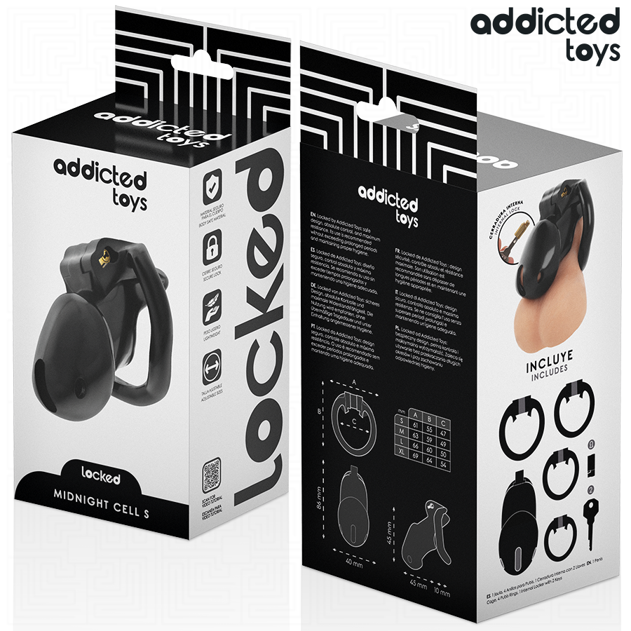 ADDICTED TOYS LOCKED - MINDNIGHT CELL KOKER KOOI MAAT S
