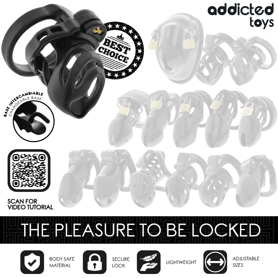ADDICTED TOYS LOCKED - ETERNAL LOCK PENISKOOI 9 CM