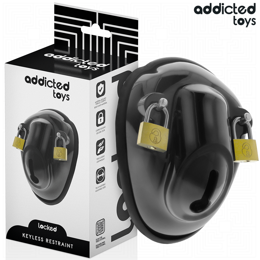 ADDICTED TOYS OP SLOT - SLEUTELVRIJE KUISHEIDSKOOI PENIS 11,5 CM
