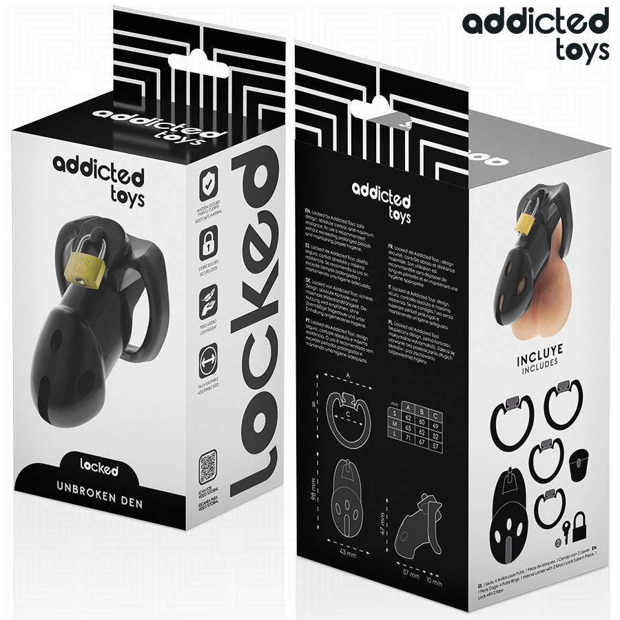 ADDICTED TOYS OP SLOT - ONBREEKBARE PENISKOOI 9,8 CM
