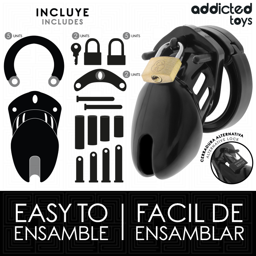 ADDICTED TOYS GESLOTEN - OBSIDIAN PENISKooi MAAT S