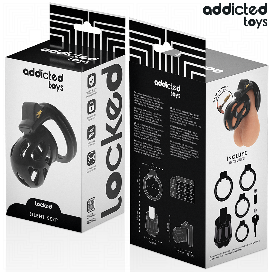 ADDICTED TOYS GESLOTEN - STILLE PENISKooi 7,5 CM
